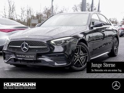 Gebraucht Mercedes C300e AMG 313 PS (230 kW) 2022 Obsidianschwarz metallic Limousine