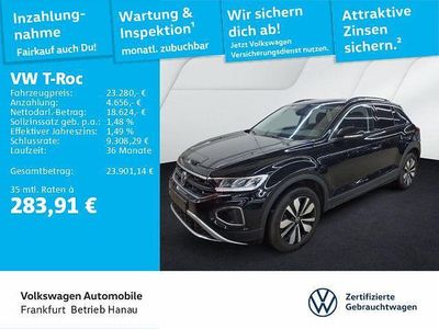 Second-hand VW T-Roc Goal 116 CP (85 kW) 2025 Negru SUV