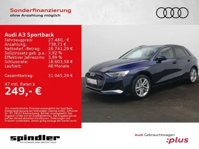 Gebraucht Audi A3 Advanced Plus 150 PS (110 kW) 2024 Navarrablau metallic Limousine