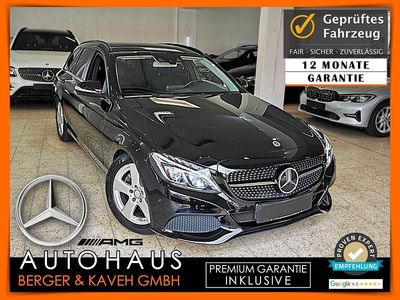Schwarz Gebraucht 2015 Mercedes C220 AMG Kombi | 15.320 € (Fairer Preis)