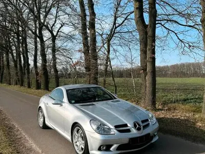 Gebraucht Mercedes SLK350 AMG 272 PS (200 kW) 2005 Silber Cabrio