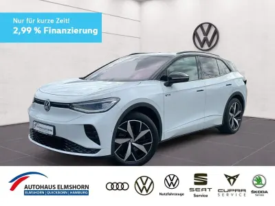 Gebraucht VW ID.4 GTX 219 kW (299 PS) 2022 Gletscherweiß metallic schwar SUV