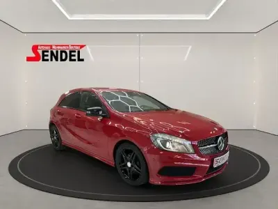 Usata Mercedes A180 AMG 122 CV (89 kW) 2015 Rosso Berlina