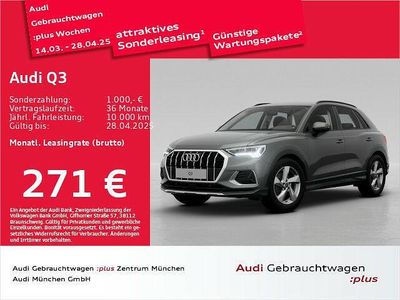 Gebraucht Audi Q3 Advanced Plus 150 PS (110 kW) 2024 Chronosgrau metallic SUV