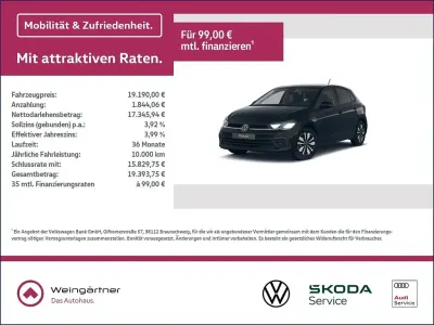 Gebraucht VW Polo Goal 95 PS (69 kW) 2025 Schwarz Kleinwagen