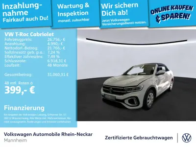 Second-hand VW T-Roc R-line 150 CP (110 kW) 2022 SUV