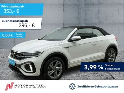 Gebraucht VW T-Roc Cabriolet R-line 150 PS (110 kW) 2025 Weiß Cabrio