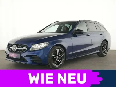 Gebraucht Mercedes C200 AMG line 160 PS (117 kW) 2020 Blau Limousine