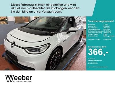 Gebraucht VW ID.3 Business 150 kW (204 PS) 2021 Gletscherweiß (metallic) Kleinwagen