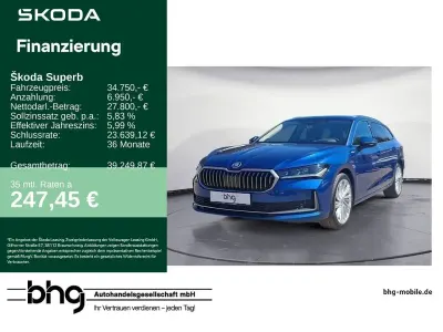 Gebraucht Skoda Superb LAURIN & KLEMENT 193 PS (141 kW) 2024 Blau Kombi