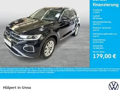 Gebraucht VW T-Roc Style 110 PS (80 kW) 2023 Schwarz SUV