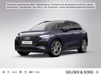 Schwarz (auroraviolett metallic) Gebraucht 2025 Audi Q4 e-tron S-Line SUV | 48.981 € (Fairer Preis)
