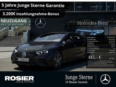 Gebraucht Mercedes EQE500 AMG 300 kW (408 PS) 2024 Schwarz / obsidianschwarz (metallic) Limousine