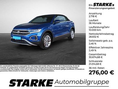 Gebraucht VW T-Roc Cabriolet Style 150 PS (110 kW) 2025 Blau Cabrio