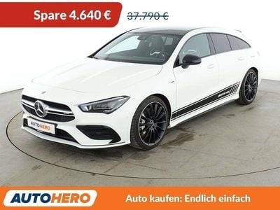 Gebraucht Mercedes CLA35 AMG Shooting Brake AMG 306 PS (225 kW) 2020 Weiß Kombi