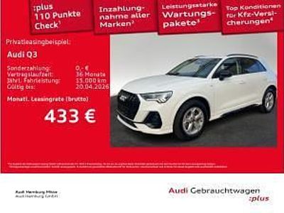 Gebraucht Audi Q3 S-Line 150 PS (110 kW) 2025 Weiß (gletscherweiß metallic) SUV
