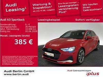 Gebraucht Audi A3 Advanced Plus 116 PS (85 kW) 2024 Rot (progressivrot metallic) Kombi