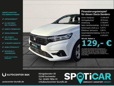 Second-hand Dacia Sandero Essentiel 67 CP (49 kW) 2022 Alb Berlinǎ