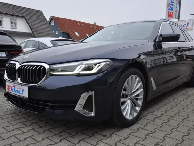 Brugt BMW 540 Luxury Line 340 HK (250 kW) 2021 Blå Stationcar