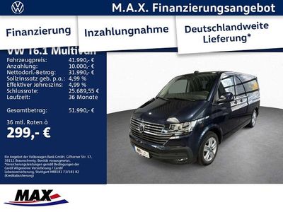 Gebraucht VW Multivan 204 PS (150 kW) 2022 Starlight blue metallic Van