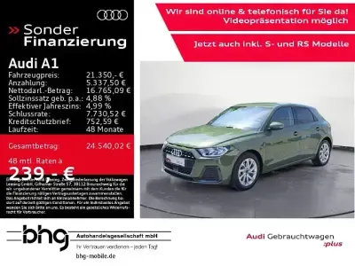 Gebraucht Audi A1 Sportback Advanced Plus 116 PS (85 kW) 2025 Grün Kleinwagen