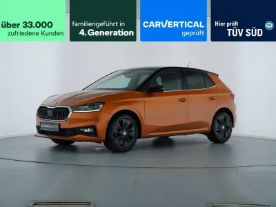 Gebraucht Skoda Fabia Style 95 PS (69 kW) 2022 Phoenixorange metallic Kleinwagen