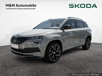 Gebraucht Skoda Karoq SportLine 190 PS (139 kW) 2022 Stahlgrau SUV