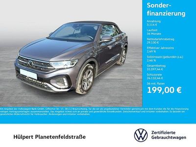 Second-hand VW T-Roc Cabriolet R-line 150 CP (110 kW) 2025 Gri Cabrio