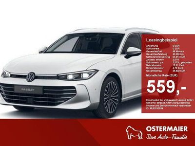 Oryxweiß perlmutteffekt Neu 2025 VW Passat Elegance Kombi | 59.190 €