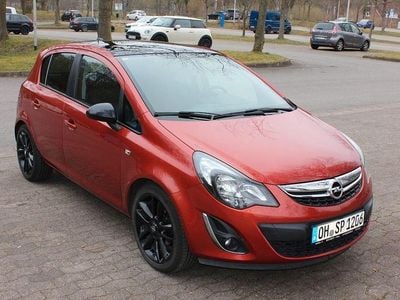 Gebraucht Opel Corsa Color Edition 69 PS (50 kW) 2013 Orange Kleinwagen