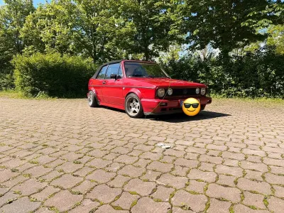 Gebraucht VW Golf Cabriolet 98 PS (72 kW) 1989 Rot Cabrio