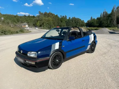 Gebraucht VW Golf Cabriolet 90 PS (66 kW) 1997 Blau Cabrio