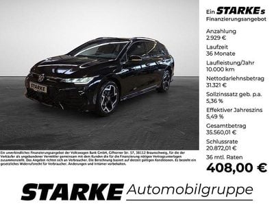 Neu VW Golf VIII R-line 150 PS (110 kW) 2025 Schwarz Kombi