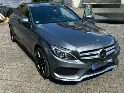 Used Mercedes C250 AMG line 211 HP (155 kW) 2018 Grey Sedan