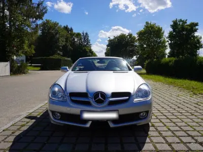 Gebraucht Mercedes SLK200 184 PS (135 kW) 2008 Silber Cabrio