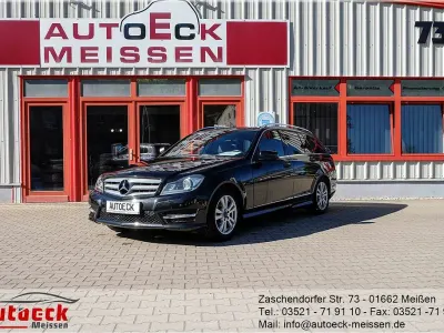 Begagnad Mercedes C180 AMG line 156 HK (114 kW) 2012 Svart Kombi