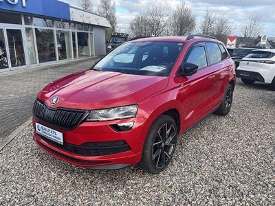 Gebraucht Skoda Karoq SportLine 150 PS (110 kW) 2019 Velvet rot metallic SUV
