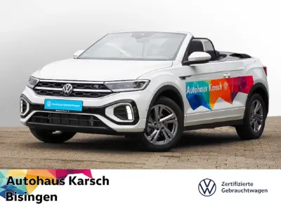 Gebraucht VW T-Roc Cabriolet R-line 150 PS (110 kW) 2025 Weiß Cabrio