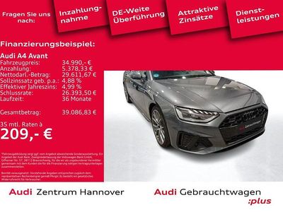 Gebraucht Audi A4 S-Line 204 PS (150 kW) 2023 Daytonagrau perleffekt Kombi