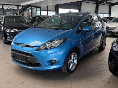 Gebraucht Ford Fiesta Trend 82 PS (60 kW) 2008 Blau Kleinwagen