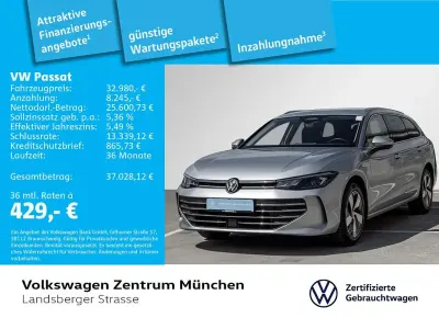 Gebraucht VW Passat IQ Drive 150 PS (110 kW) 2025 Silber Kombi