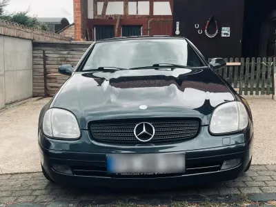 Gebraucht Mercedes SLK230 193 PS (141 kW) 1997 Blau Cabrio