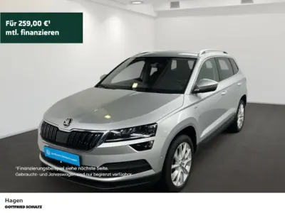 Gebraucht Skoda Karoq Clever 150 PS (110 kW) 2022 Silber SUV