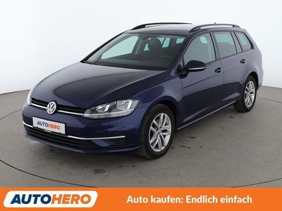 Second-hand VW Golf VII Comfortline 110 CP (80 kW) 2018 Albastru Break