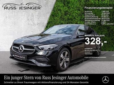 Gebraucht Mercedes C300e Avantgarde 197 PS (144 kW) 2024 Obsidianschwarz metallic Limousine