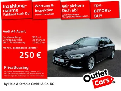 Gebraucht Audi A4 Advanced Plus 150 PS (110 kW) 2023 Brillantschwarz Kombi