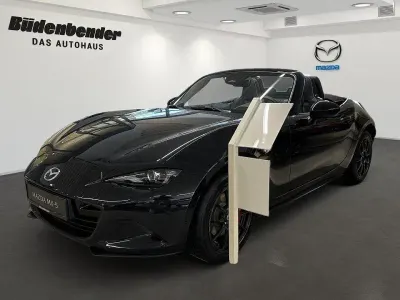 Neu Mazda MX5 132 PS (97 kW) 2026 Schwarz Cabrio