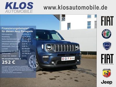 Gebraucht Jeep Renegade Limited 131 PS (96 kW) 2023 Blau SUV