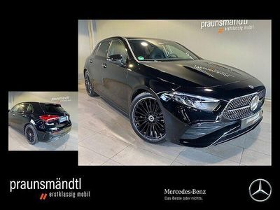 Schwarz Gebraucht 2024 Mercedes A200 AMG Limousine | 37.900 € (Teuer)
