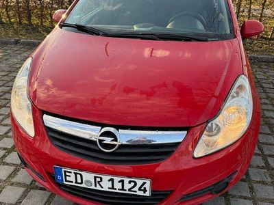 Gebraucht Opel Corsa 60 PS (44 kW) 2008 Rot Kleinwagen